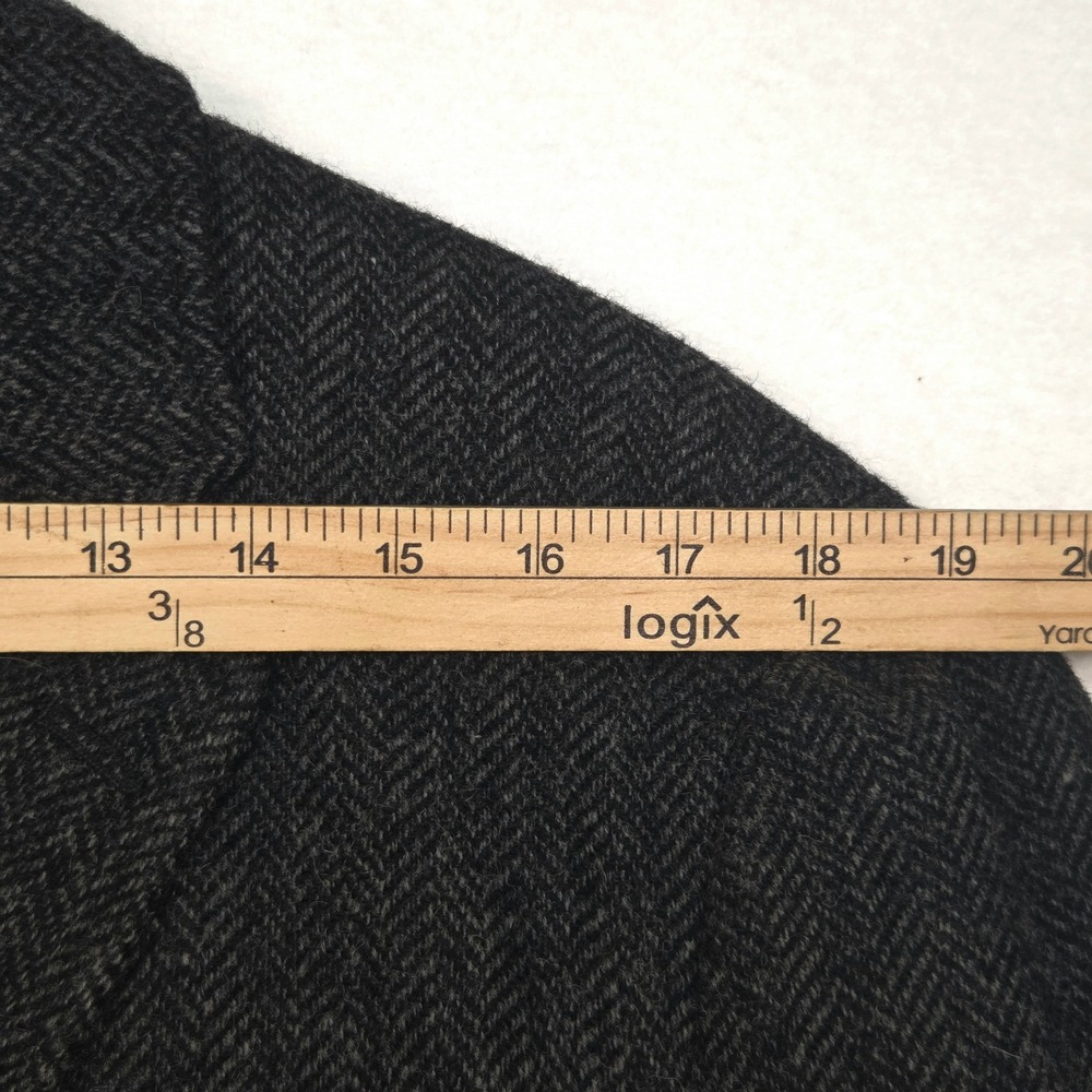 Vtg J.Crew Yorkshire Tweed Herringbone Sport Coat Blazer Mens 42L Grey Ludlow - Picture 11 of 12